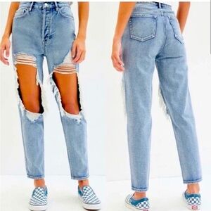 Pacsun ultra high rise‎ slim distressed jeans size 23
